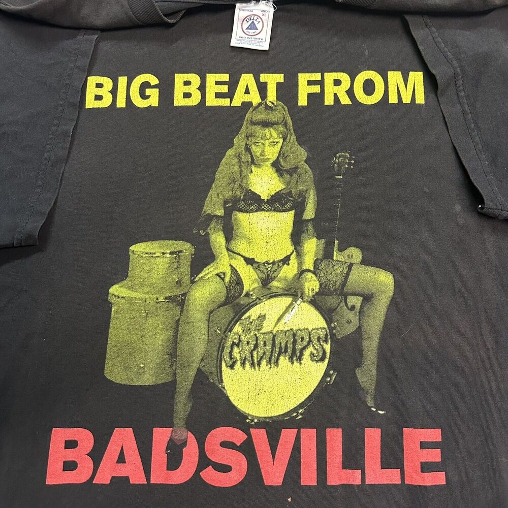 Vintage 1997 The Cramps Big Beat From Badsville T-Shirt XL Epitaph Records RARE